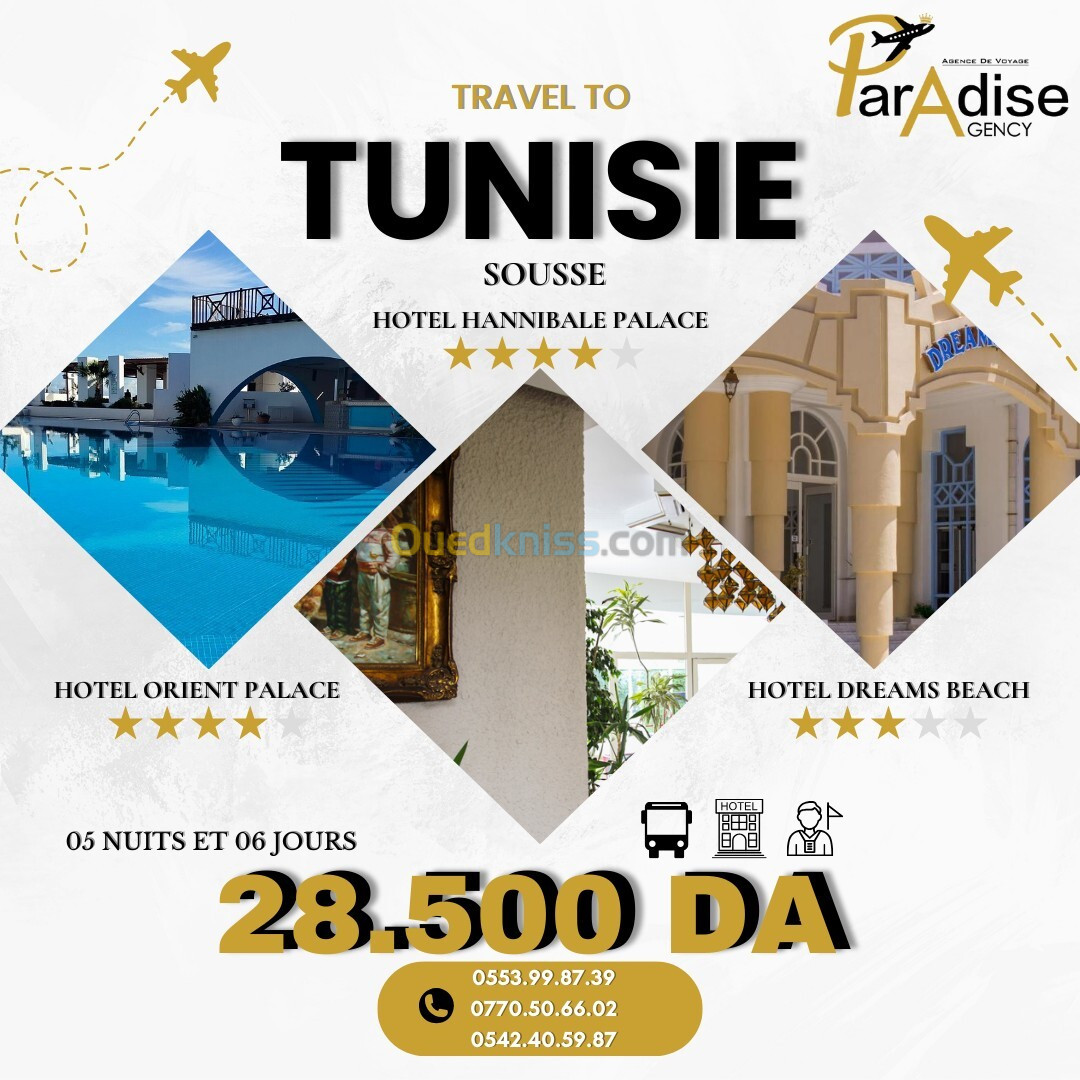 voyage organisé TUNISIE