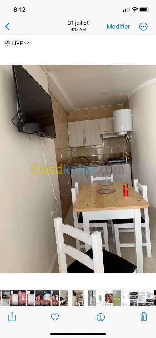 Location vacances Appartement F2 Alger Beni messous