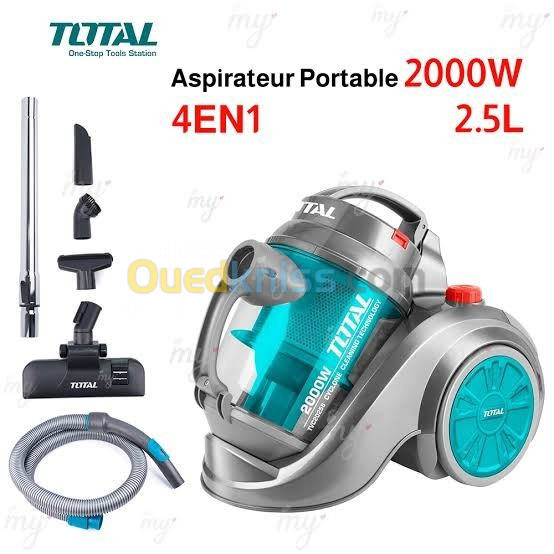 ASPIRATEUR TAPIS 2000W TOTAL 