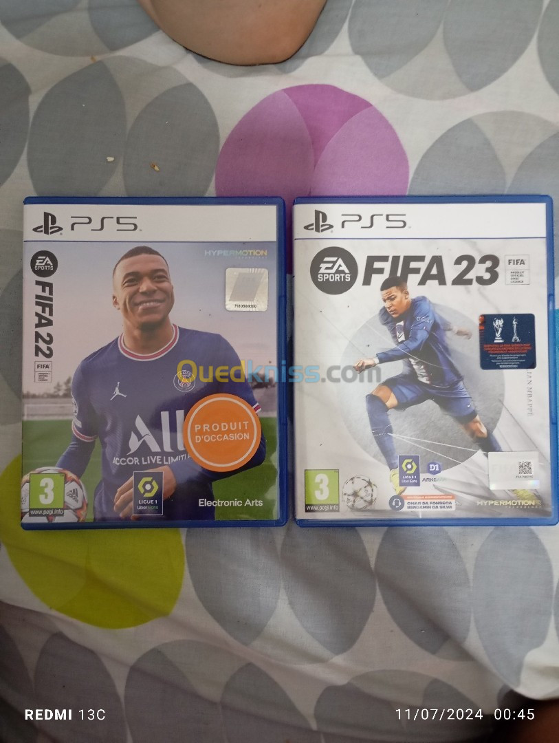 FIFA 22 et FIFA 23 ps5