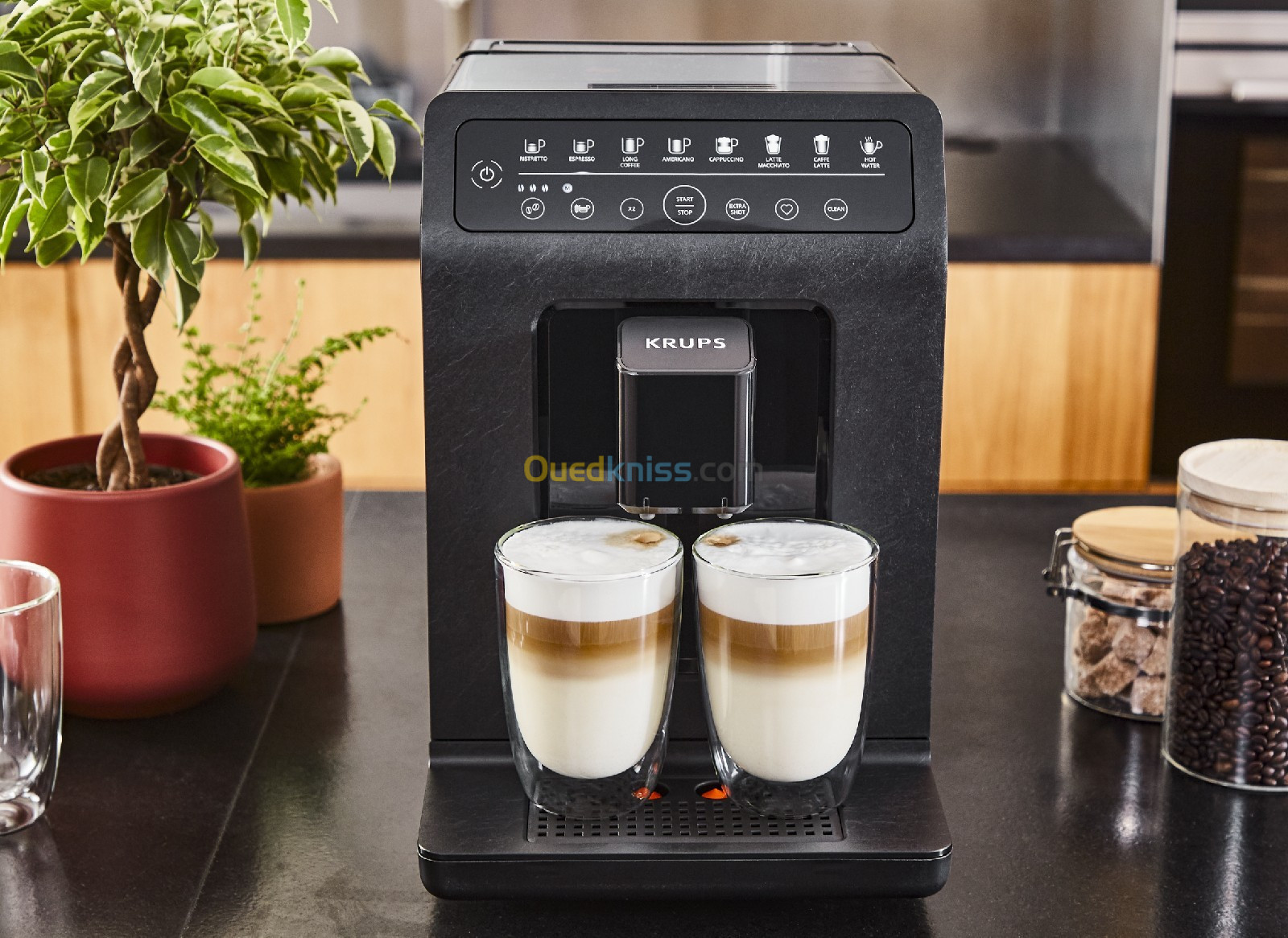 Machines à café avec broyeur KRUPS EVIDENCE ECO-DESIGN 8 BOISSONS  PRÉRÉGLÉES EA897B10 - Alger Algérie