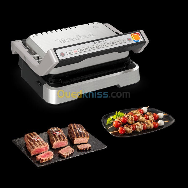  Panini Tefal OptiGrill 2-en-1 GC772D10 Grill & Barbecue Intelligent - 9 programmes