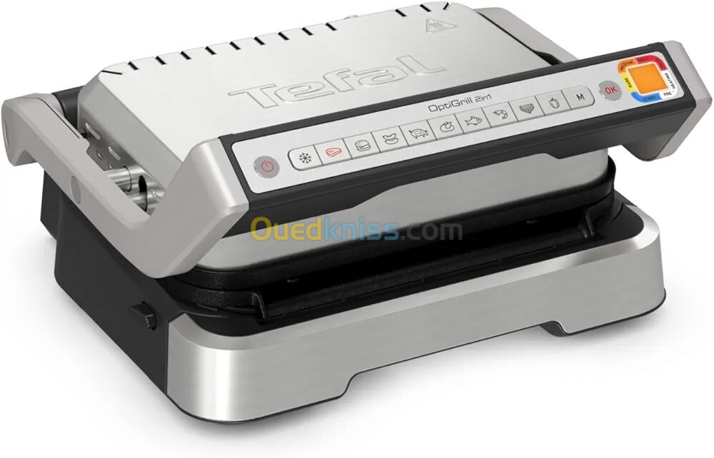  Panini Tefal OptiGrill 2-en-1 GC772D10 Grill & Barbecue Intelligent - 9 programmes