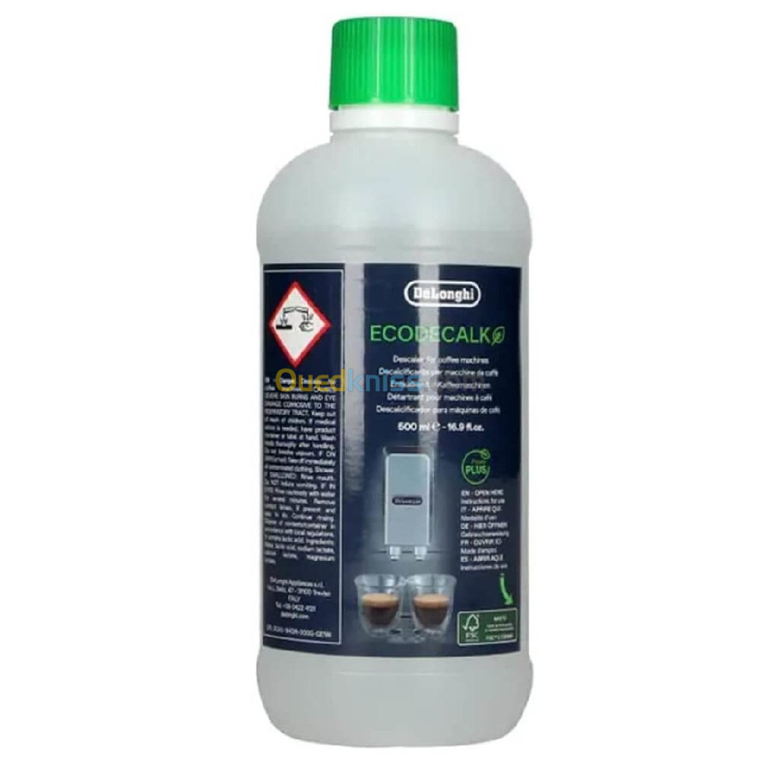 Détartrant Delonghi DLSC500 Ecodecalck 500ml pour les machines Delonghi 