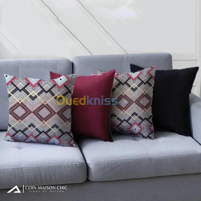 PACK de 4 Coussins Décoratifs 