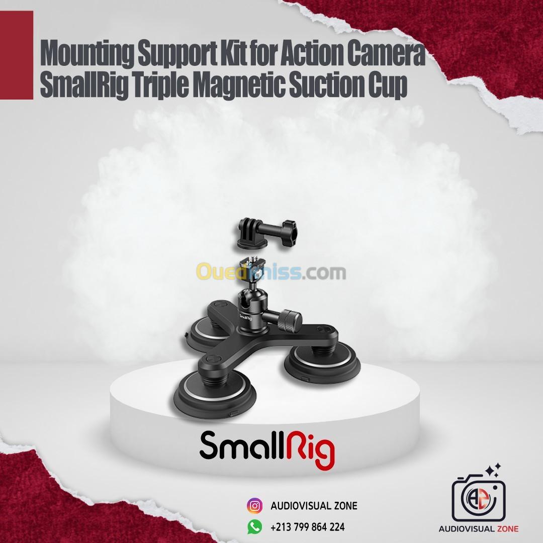 SMALLRIG Triple Magnetic Camera Mount for Action Cameras