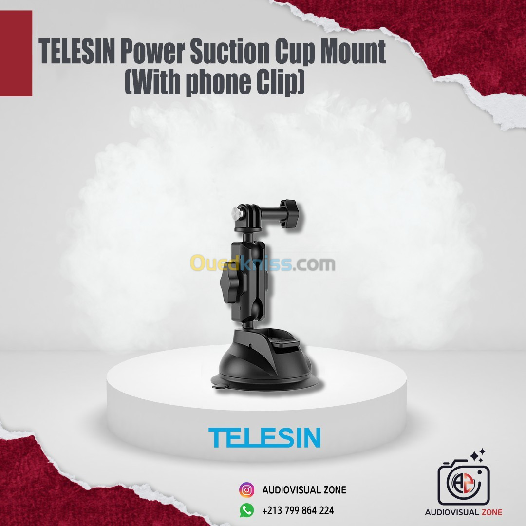 VENTOUSE TELESIN Power Suction Cup Mount  