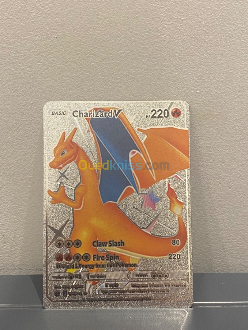 Pack de 4 Carte Pokémon Charizard Métallique 