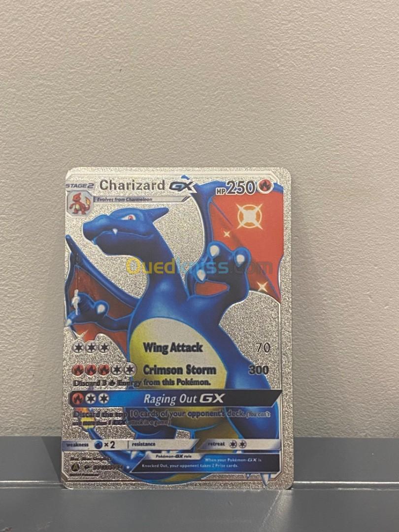 Pack de 4 Carte Pokémon Charizard Métallique 