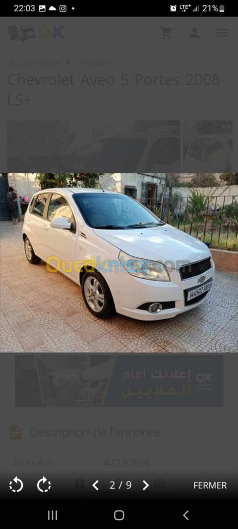 Chevrolet Aveo 5 portes 2008 Aveo 5 portes