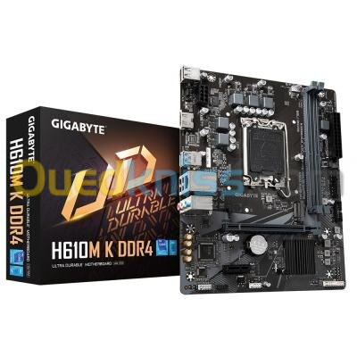 CARTE MERE GIGABYTE H610M K DDR4 (rév. 1.0)