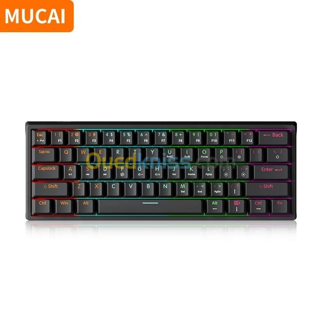 Clavier Gamer Mucai Mk61-Lan blue