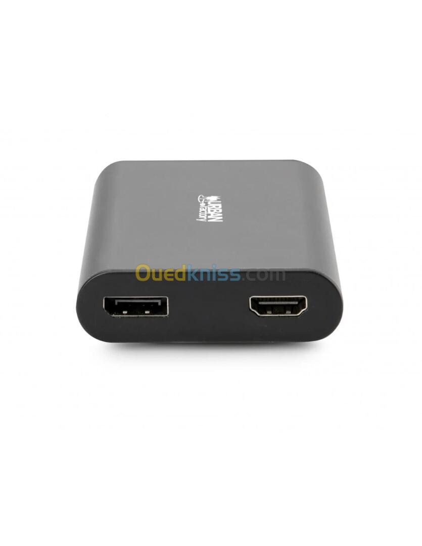 Hub URBAN FACTORY DF+HDMI+ 2 USB 3.0 +RJ45