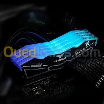 Ram T-FORCE DELTA RGB DDR5 16X2 32GB 5600mhz  black