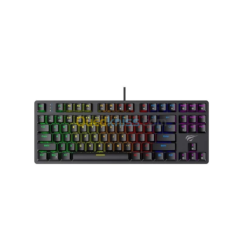 Clavier HAVIT MECHANIQUE KB869L BLACK