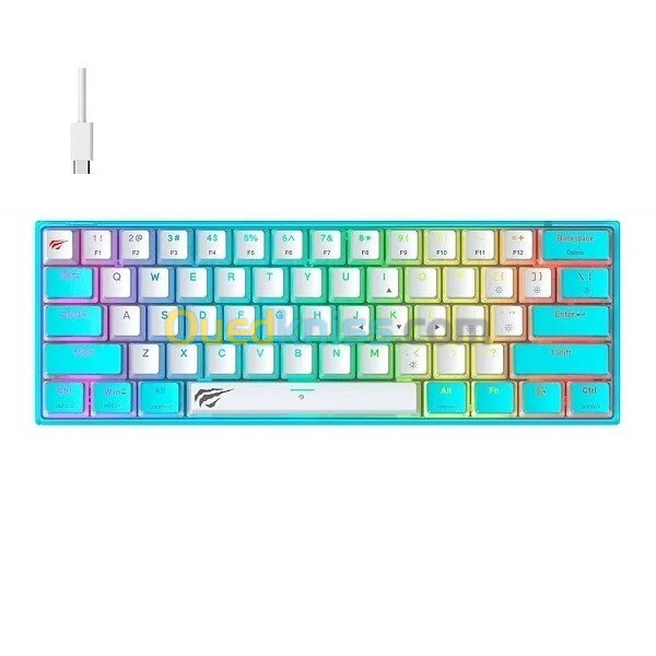 Clavier Gamer Havit Mécanique KB877L Rétro-éclairé USB Type-C