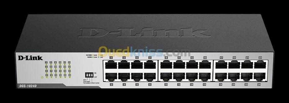 Switch D-Link 24 ports 10/100/1000 occasion en excellent état