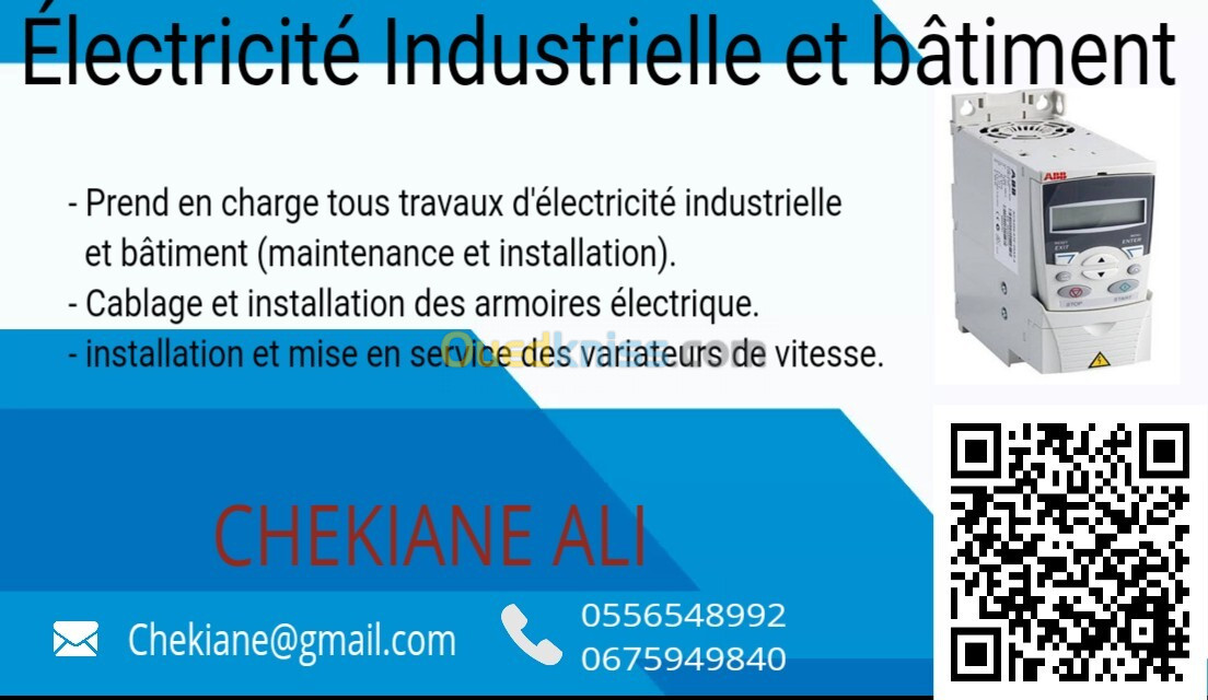 Installation des variateurs de vitesse 