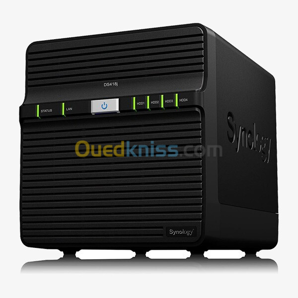 Synology DiskStation DS418j - Serveur NAS 4 baies 8Tb ( 2Tb*4) - 1 Go de RAM DDR4 