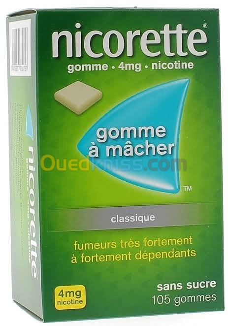 Nicorette gum 4mg