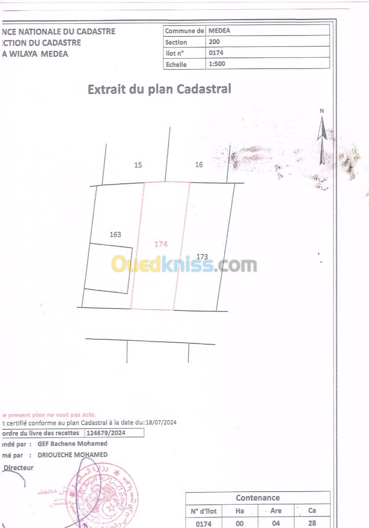 Vente Terrain Médéa Medea