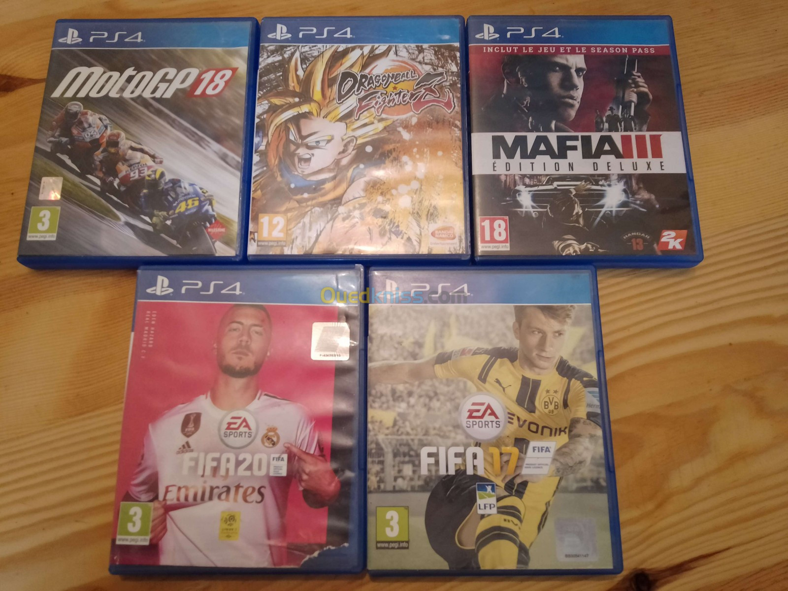 5 JEUX PS4