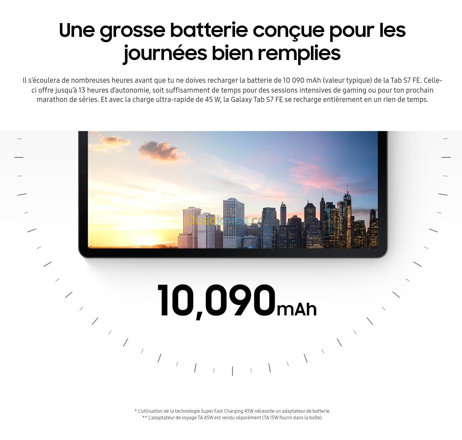 Samsung Galaxy Tab S7 FE 5G   6g/128g  neuve parfaite cellulaire