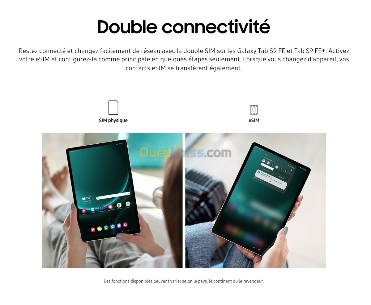 Samsung Galaxy Tab S9 FE 5G   6g/128g    boîte sellée