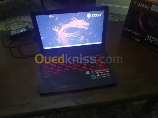 MSI GL62M i7-7700HQ RAM16G DDR4 2400MHz 1T/Hdd 500GB/SDD GTX1050 2GB 4/coeurs8/threads écran(15.6")