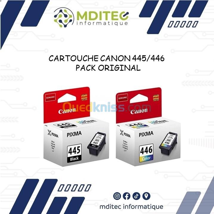 CARTOUCHE CANON 445 446 PACK ORIGINAL