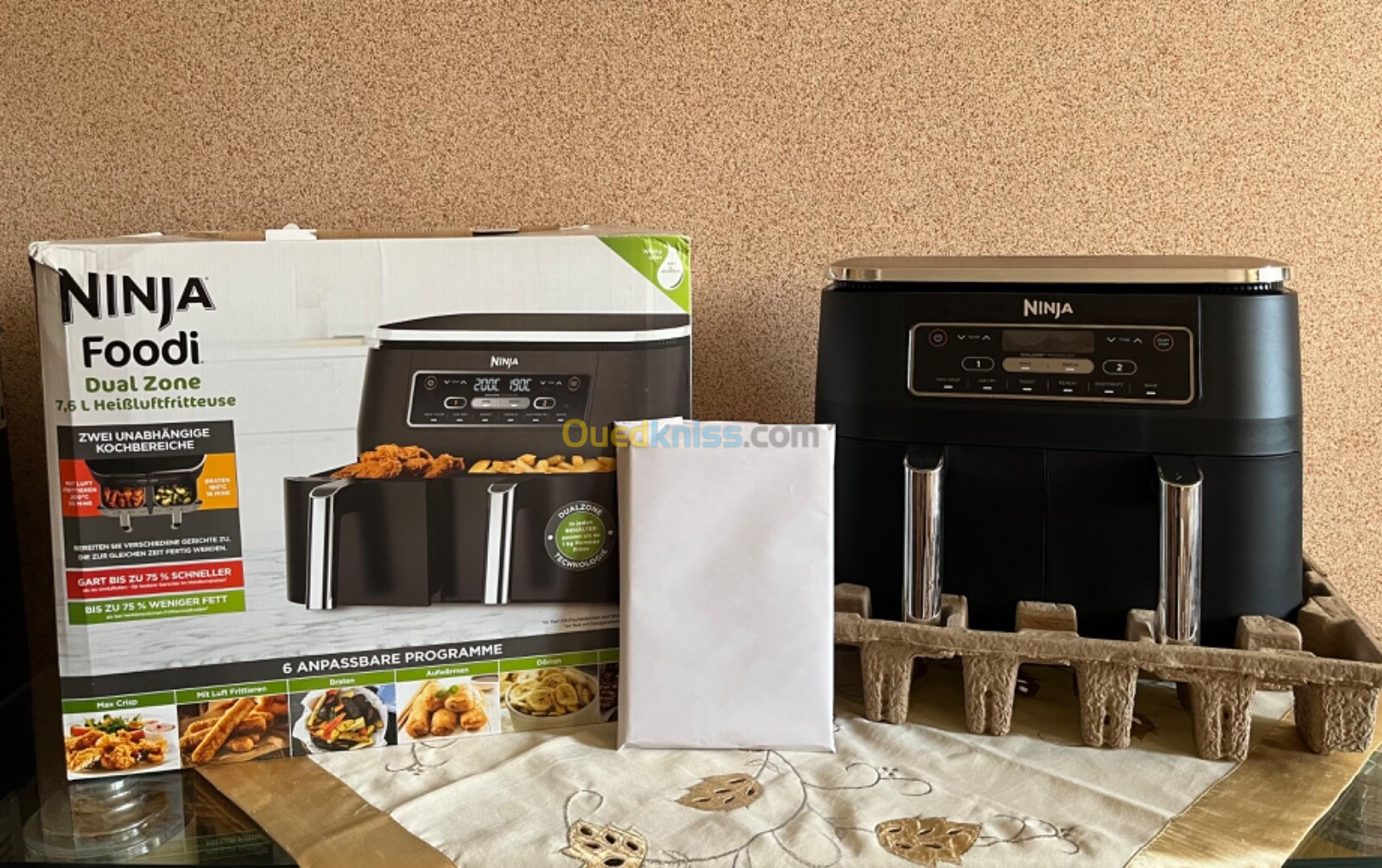 Airfryer ninja 7.6L neuf (friteuse sans huile)