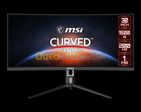 Écran Gaming msi  Incurvé 29,5 200hz 