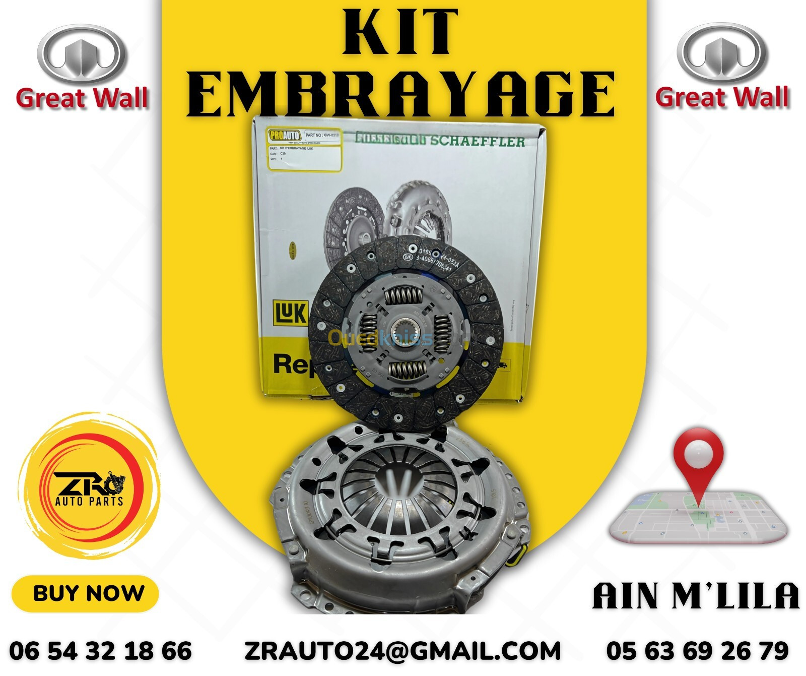 Kit Embrayage Greatwall C30 Florid M4 Wingel Peri 