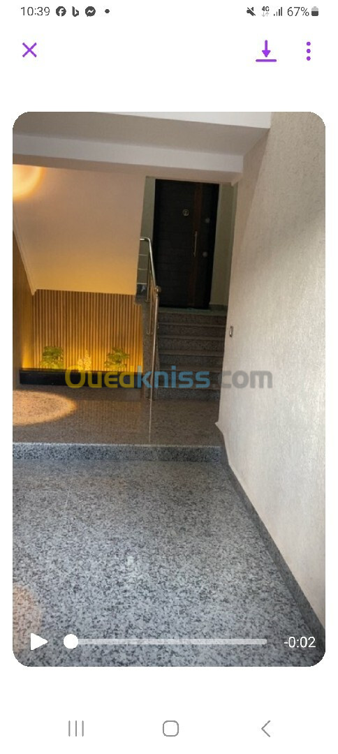 Vente Appartement F2 Alger El harrach