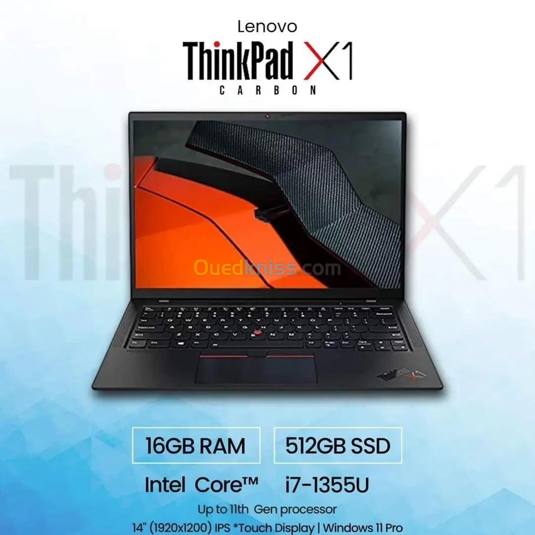 LENOVO THINKPAD X1 CARBONE GEN 11 2024/I7-1355U 5.2GHZ/RAM 16GB DDR5/512GB SSD/ECRAN 14 3K OLED