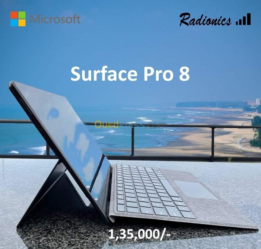 SURFACE PRO 8 /intel i5-1145G7 /ram 16gb ddr4 /disk 256 gb/13 pouce  3k TACTILE