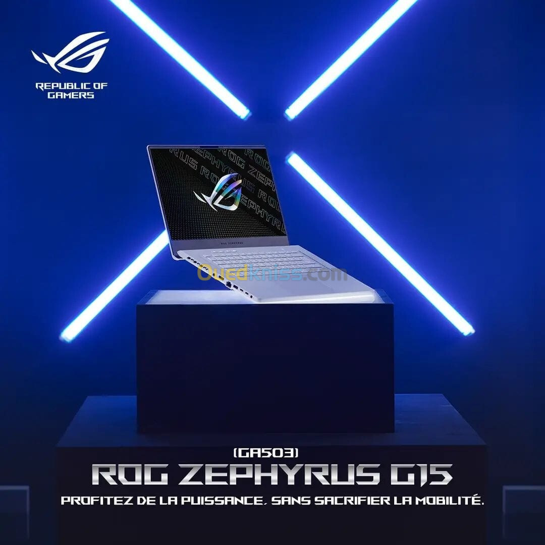 ASUS ROG ZEPHYRUS G15/R9-5900Hs /16GB DDR4/ 512 gb ssd /GEFORCE RTX 3060 6GB/15.6pouce. 2.5k  165HZ