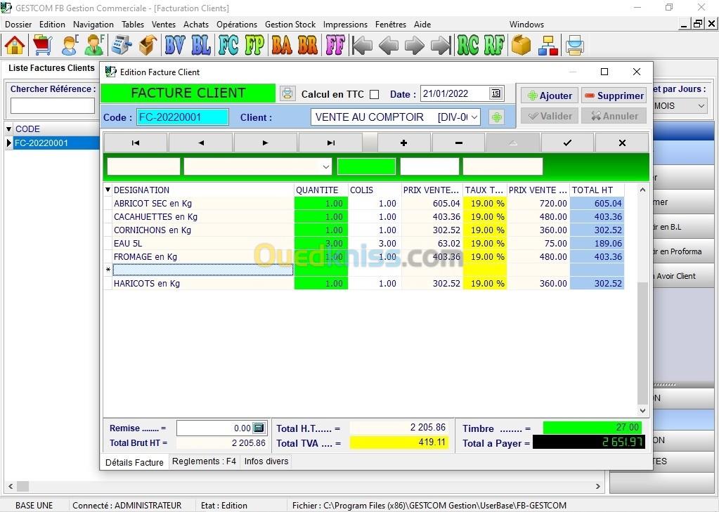 Logiciel Gestion Commerciale Algerie