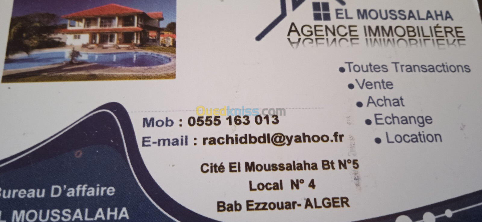 Location Niveau De Villa F3 Alger Dar el beida