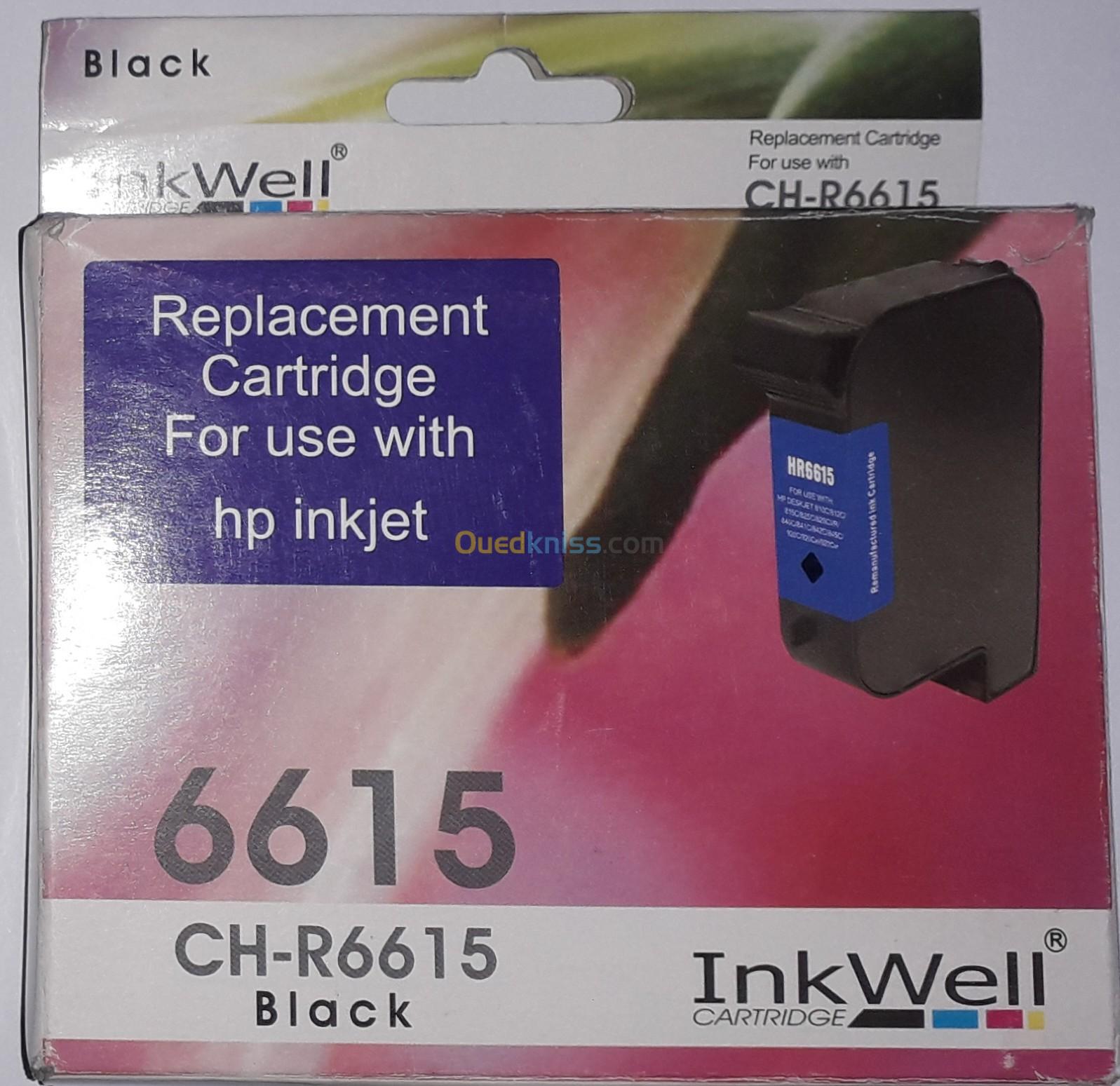 Cartouche Noir HP 6615