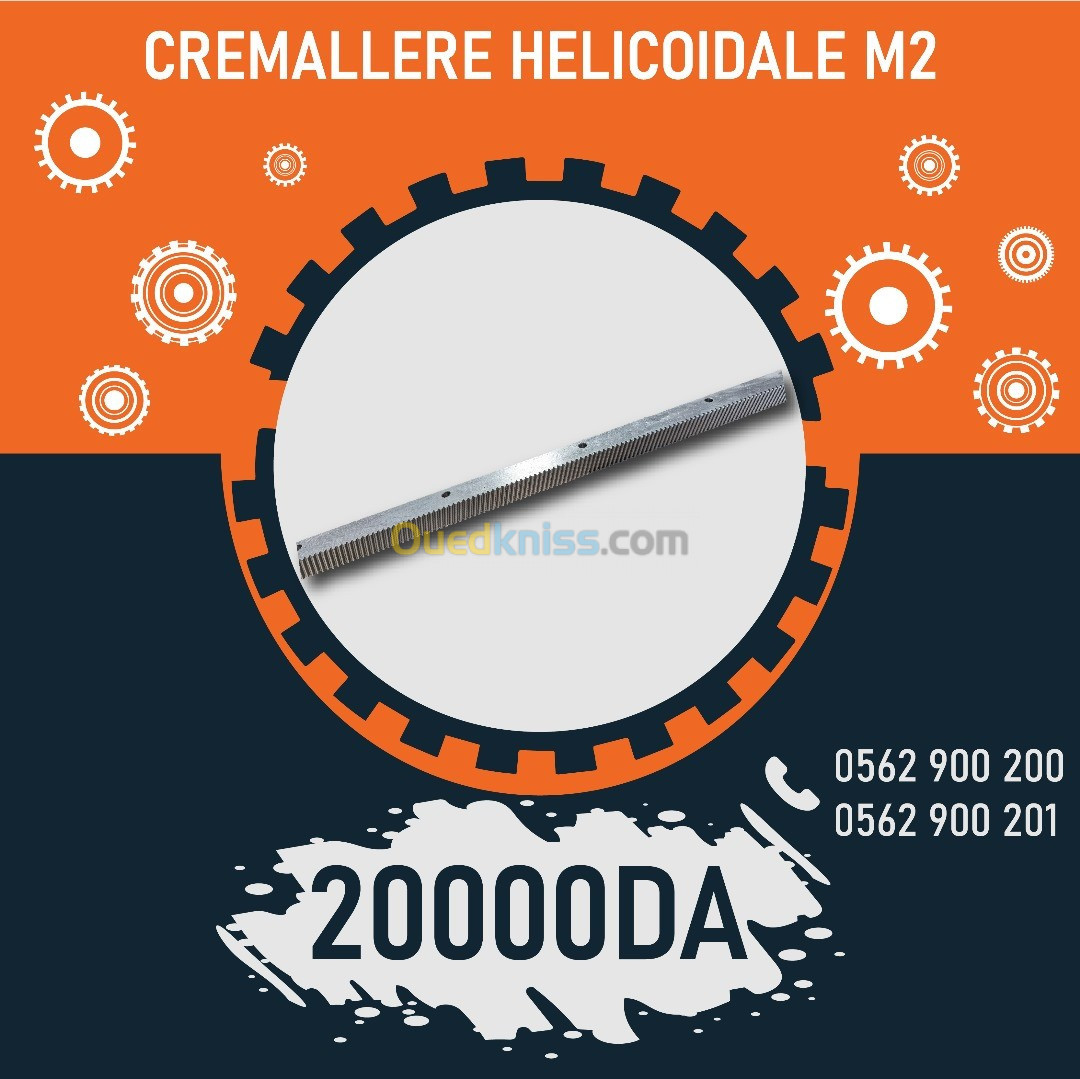 CREMAILLERE HELICOIDALE M2