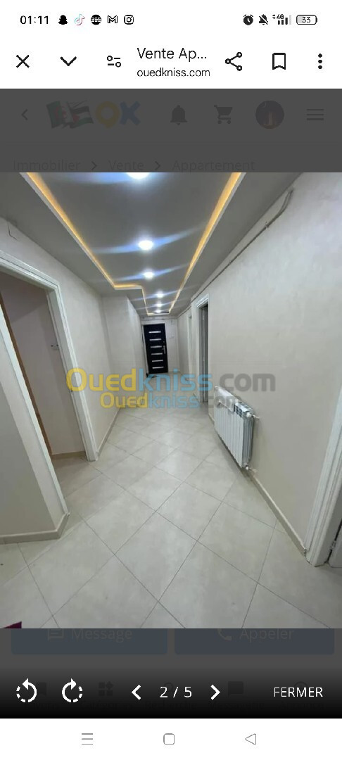 Vente Appartement F3 Alger Reghaia