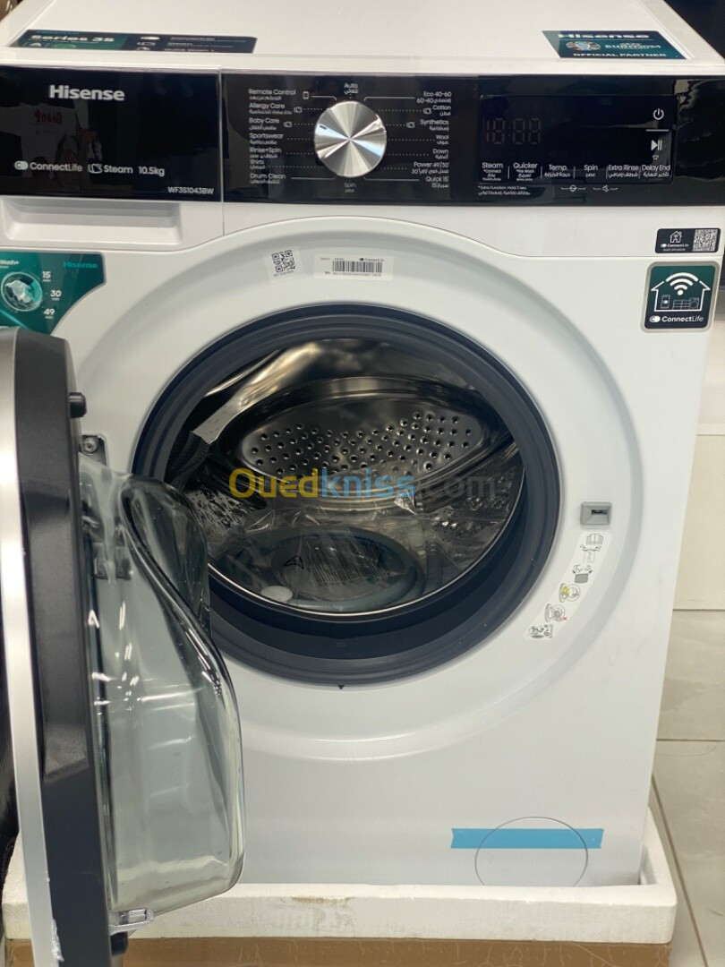 ML HISENSE 10,5kg Blanche smart