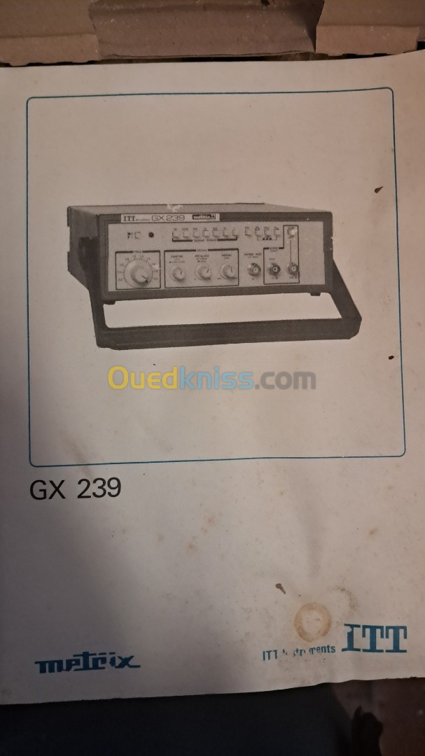 Générateur de fréquence ITT Metrix GX239