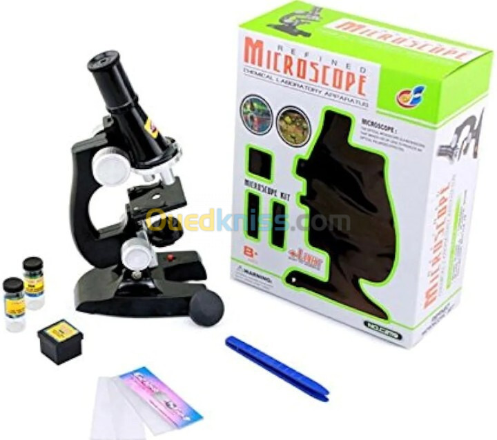 Microscope scientifique chimique pour laboratoire zoom x450 avec lumières