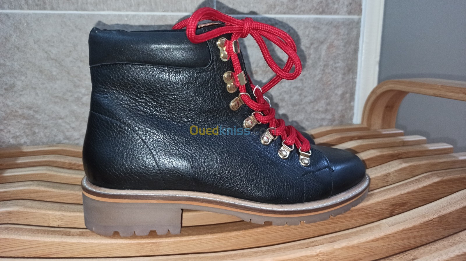 Boots outdoor en cuir original 