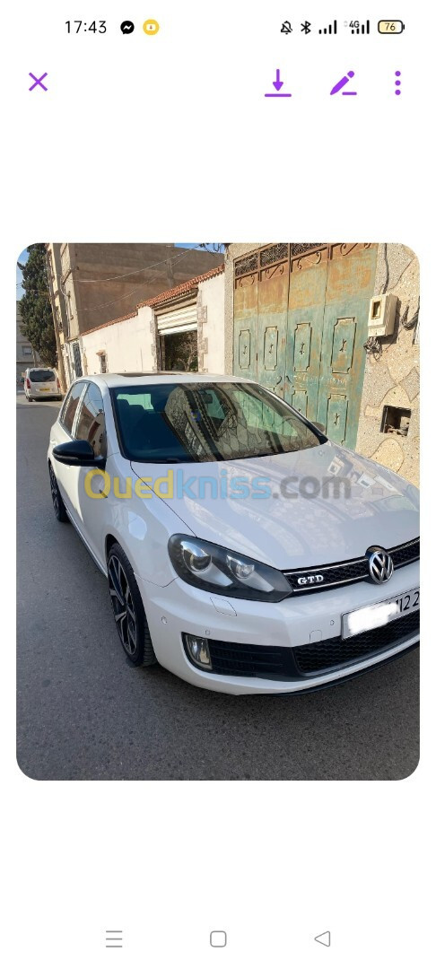 Volkswagen Golf 6 2012 GTD