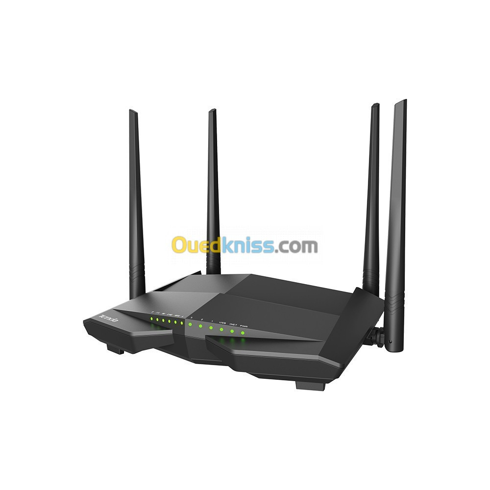 Tenda Modem Routeur V12 AC1200 Double Bande Wi-Fi Gigabit VDSL/ADSL