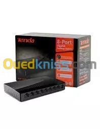 SWITCH RESEAU TENDA 8 PORT GIGABYTE SG108  10/100/1000Mbps Mini