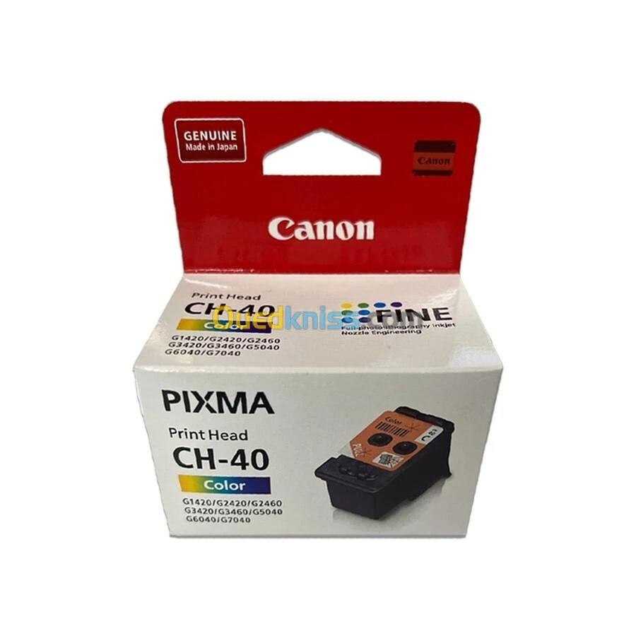 CANON BH-40 NOIR ET CH40 COULEURS - PACK TÊTE D'IMPRESSION ORIGINAL - JET D'ENCRE THERMIQUE -